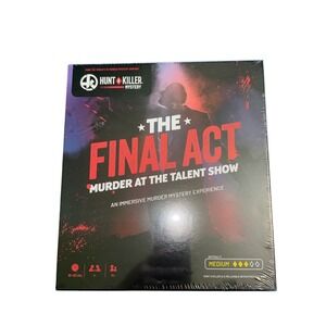 Hunt A Killer The Final Act Murder At The Talent Show Mystery Game New Sealed